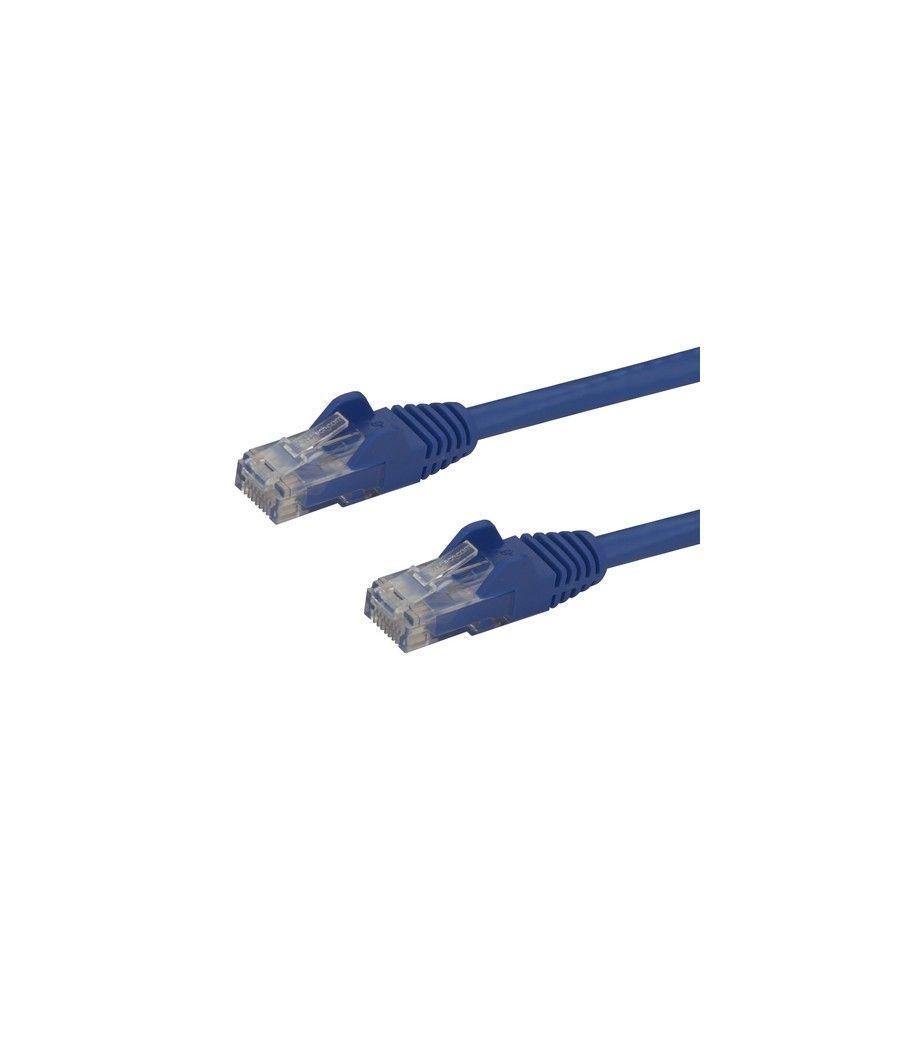 StarTech.com Cable de Red Ethernet Snagless Sin Enganches Cat 6 Cat6 Gigabit 1m - Azul - Imagen 1