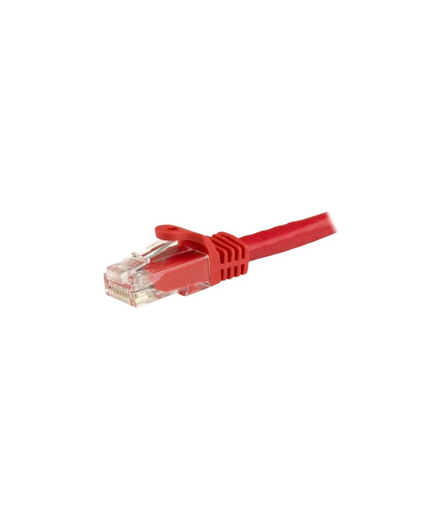 StarTech.com Cable de 1m Rojo de Red Gigabit Cat6 Ethernet RJ45 sin Enganche - Snagless - Imagen 2