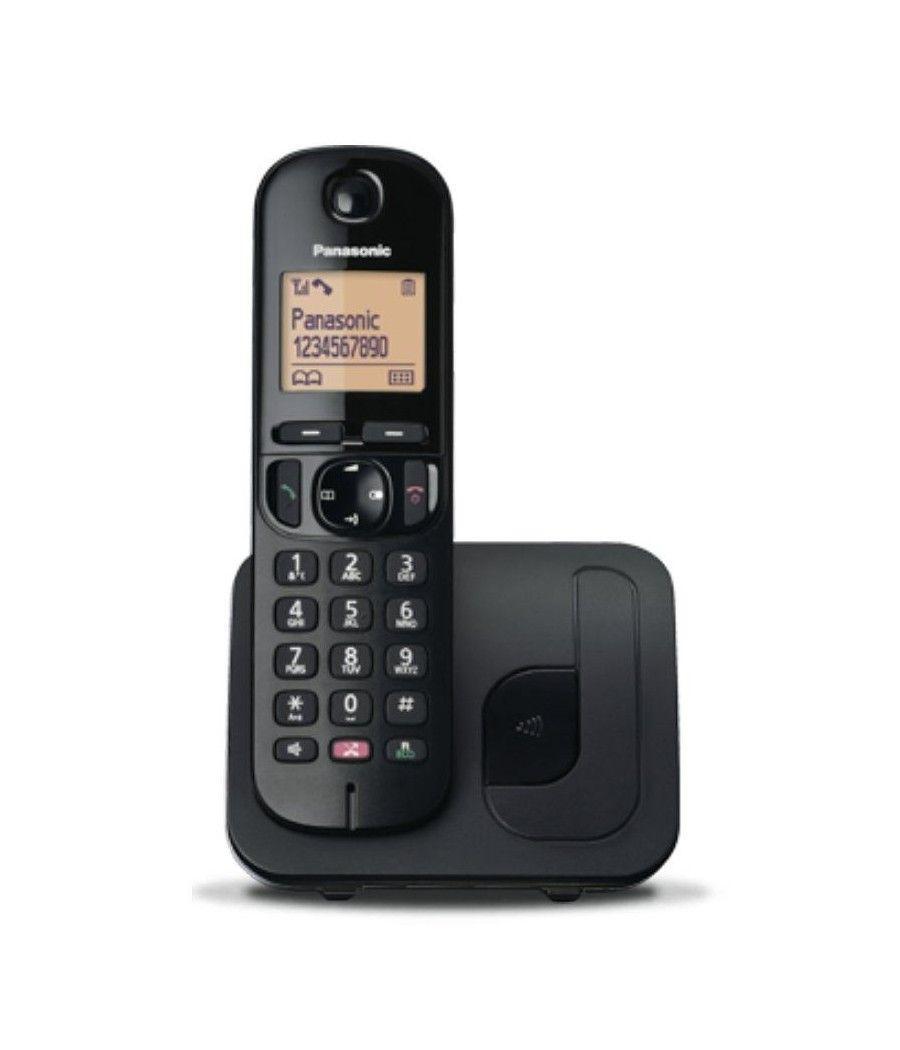 Teléfono inalámbrico panasonic kx-tgc250spb/ negro