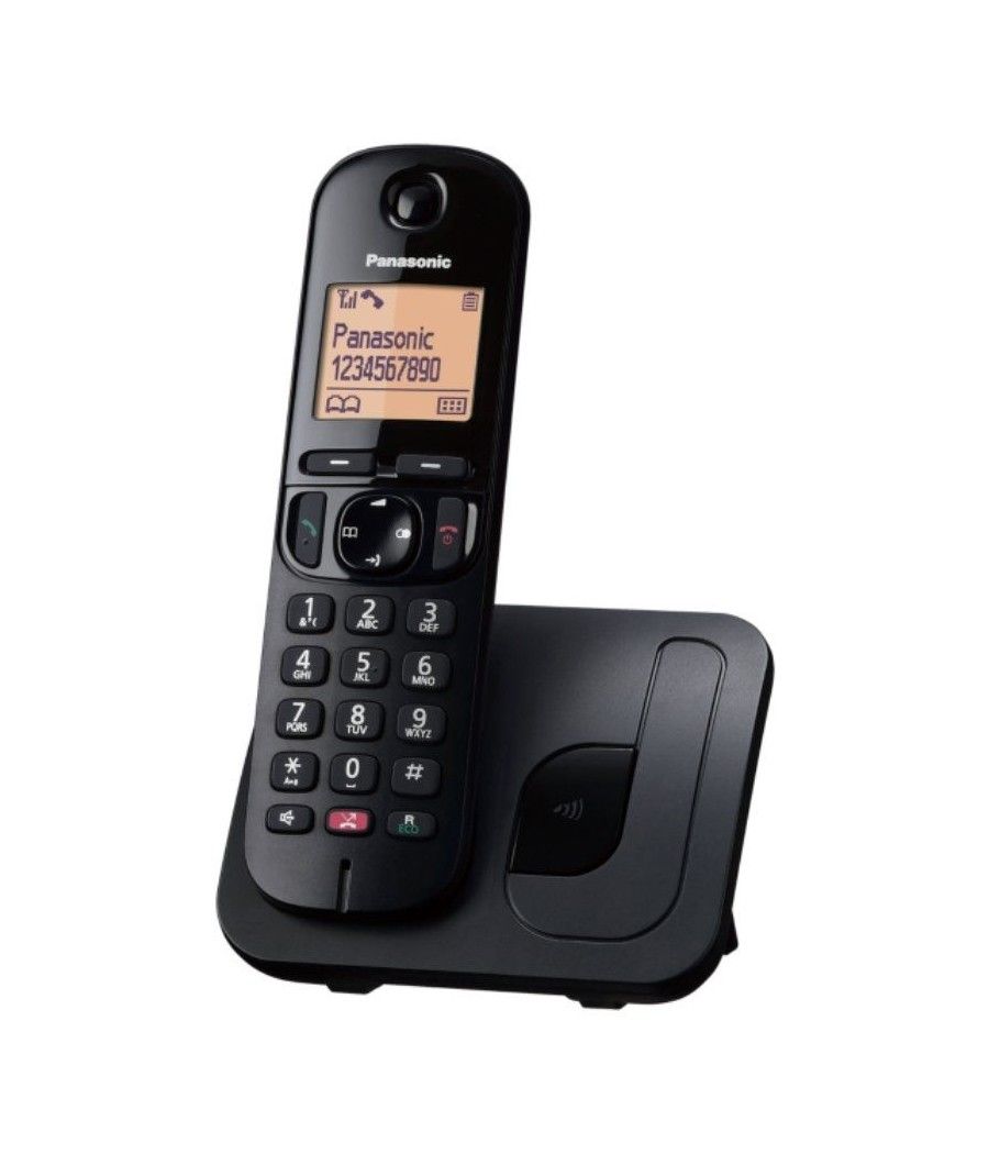 Teléfono inalámbrico panasonic kx-tgc250spb/ negro