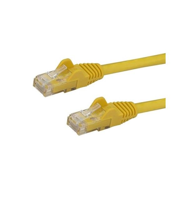 StarTech.com Cable de 1m Amarillo de Red Gigabit Cat6 Ethernet RJ45 sin Enganche - Snagless - Imagen 1