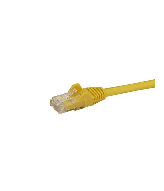 StarTech.com Cable de 1m Amarillo de Red Gigabit Cat6 Ethernet RJ45 sin Enganche - Snagless - Imagen 2