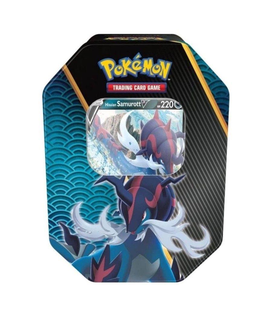 Juego de cartas pokemon tcg divergent powers tins expositor 6 latas inglés