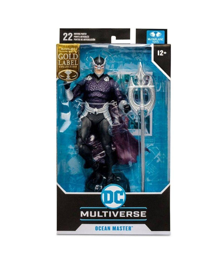 Figura mcfarlane toys dc comics multiverse ocean master (etiqueta dorada) 18cm