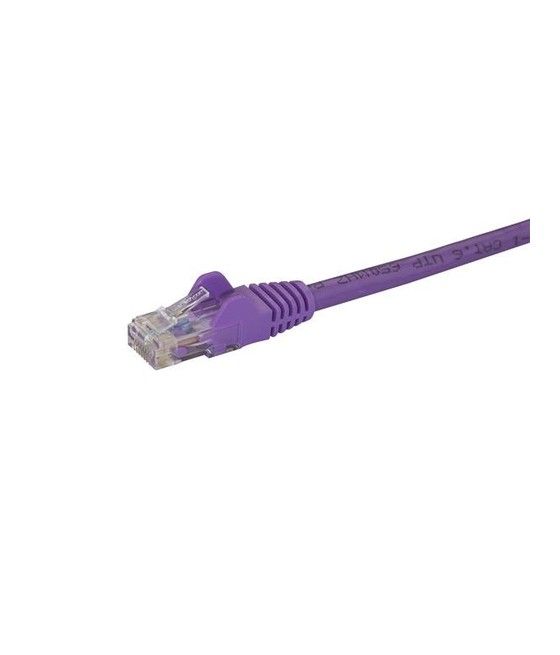StarTech.com Cable de 2m Púrpura de Red Gigabit Cat6 Ethernet RJ45 sin Enganche - Snagless - Imagen 2