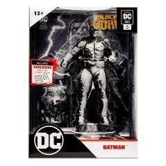 Figura y comic mcfarlane toys dc comics black adam batman line art variant`