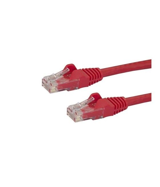 StarTech.com Cable de 2m Rojo de Red Gigabit Cat6 Ethernet RJ45 sin Enganche - Snagless - Imagen 1