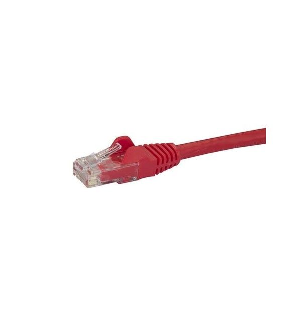 StarTech.com Cable de 2m Rojo de Red Gigabit Cat6 Ethernet RJ45 sin Enganche - Snagless - Imagen 2