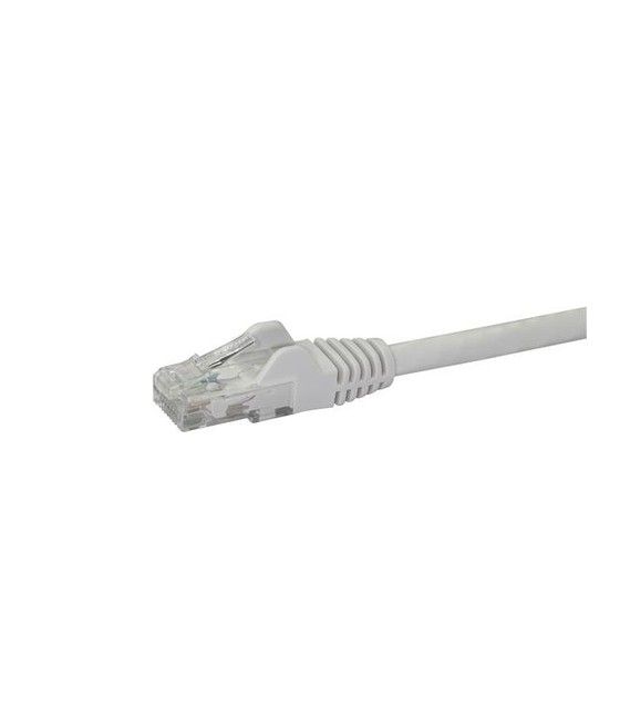 StarTech.com Cable de 2m Blanco de Red Gigabit Cat6 Ethernet RJ45 sin Enganche - Snagless - Imagen 2