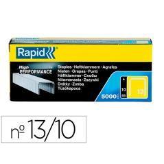 Grapas rapid 13/10 mm galvanizada caja de 5000 unidades