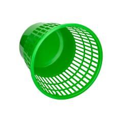 Papelera plástico q-connect 15 litros color verde 285x290 mm