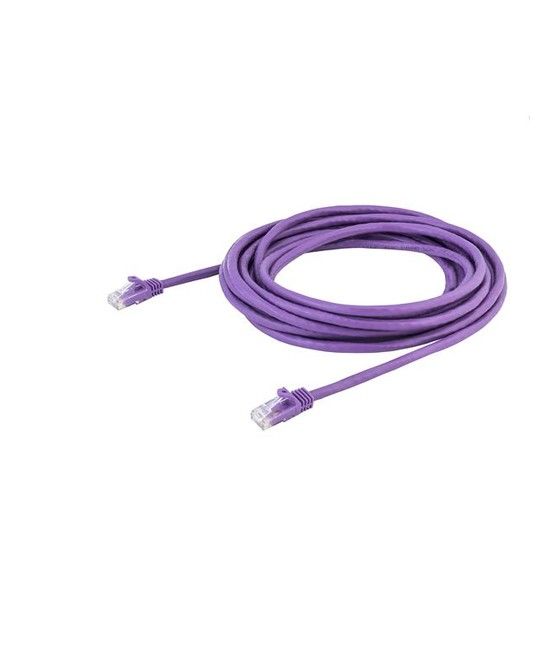 StarTech.com Cable de Red de 5m Púrpura Cat6 UTP Ethernet Gigabit RJ45 sin Enganches - Imagen 3
