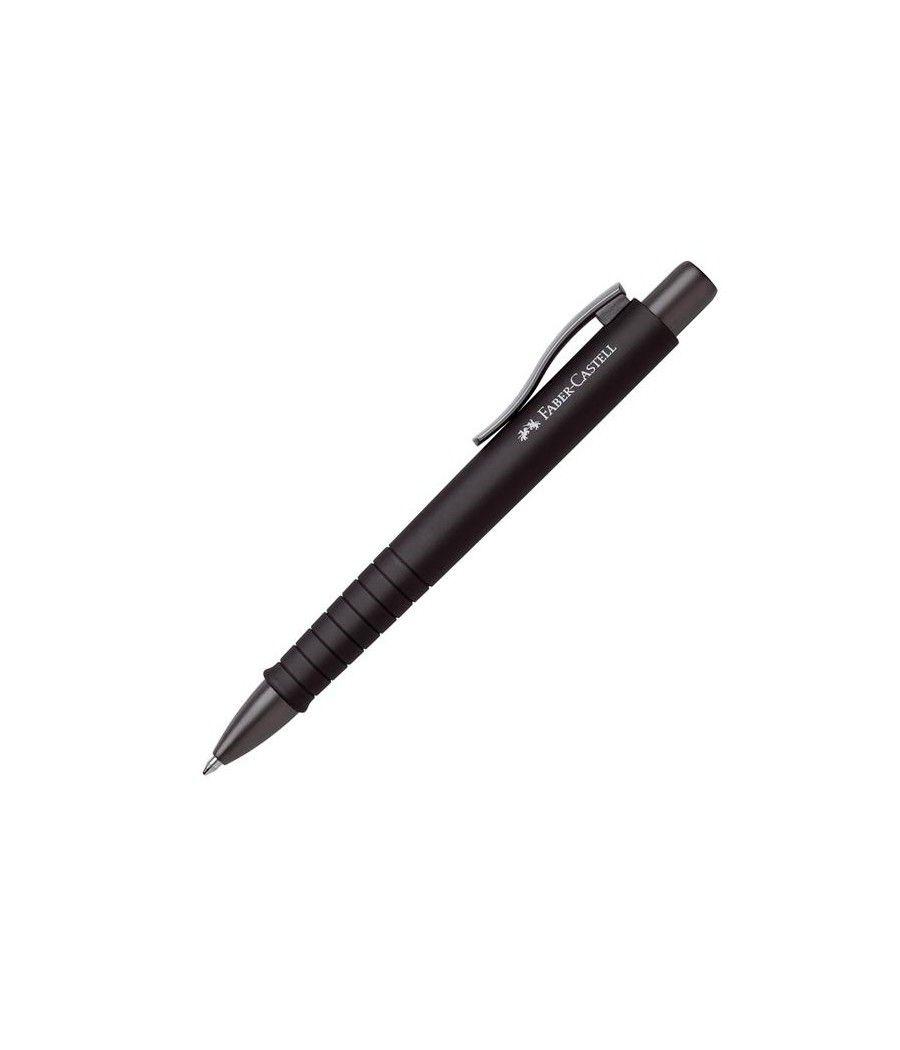 Faber castell bolígrafo poly ball xb recargable urban negro -5u-