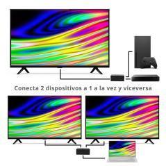 Adaptador monitor - tv phoenix splitter - switch bidireccional hdmi 4k - 2 x 1 - 1 x 2