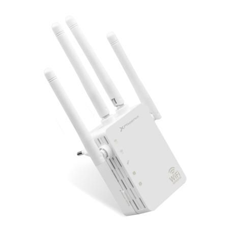 Repetidor - extensor wifi phoenix dual band 2.4 - 5.0 ghz 1200mbps - 4 x antenas - 1 x lan - 1 x wan - blanco