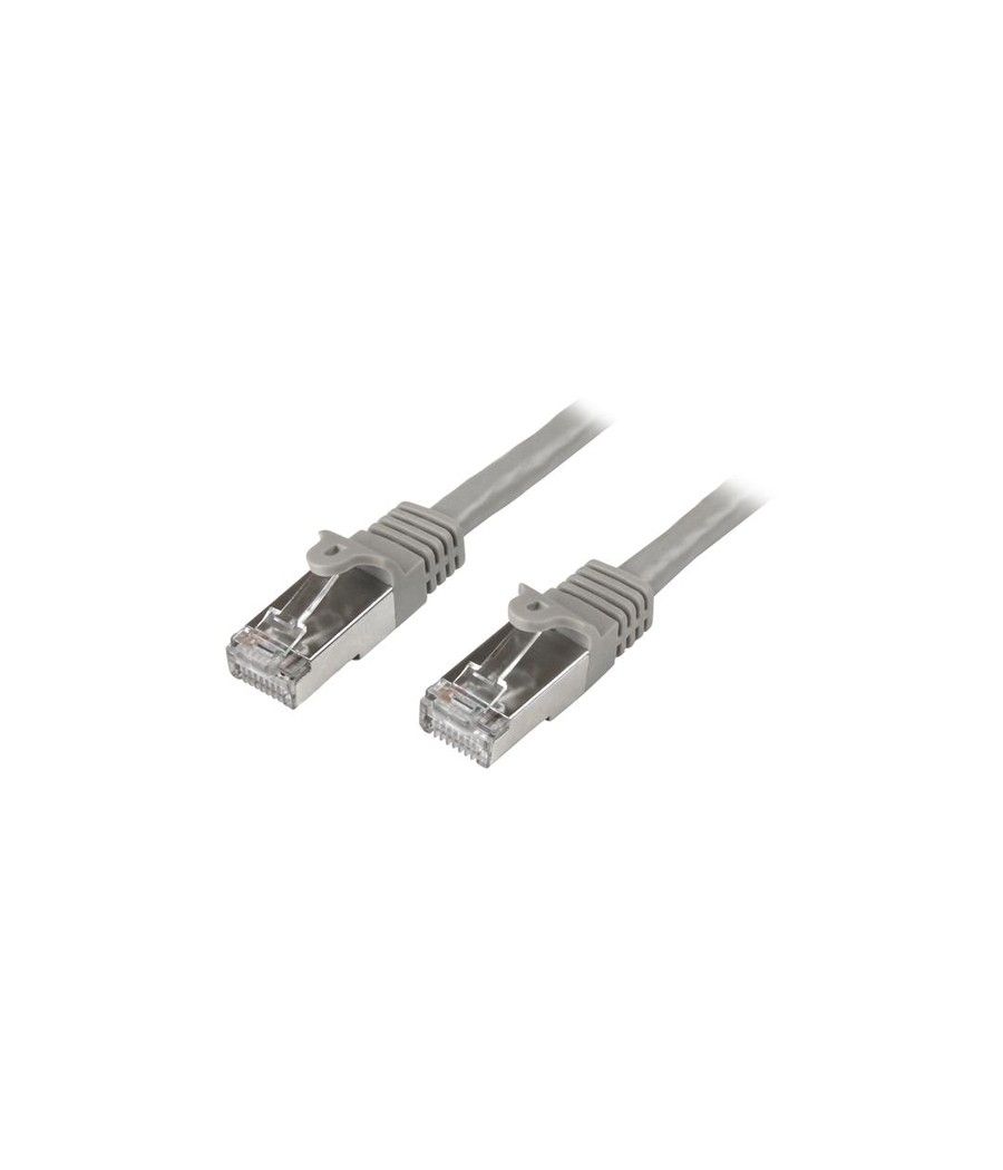 StarTech.com Cable de 2m de Red Cat6 Ethernet Gigabit Blindado SFTP - Gris - Imagen 1