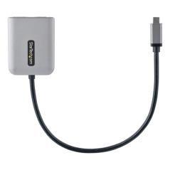 StarTech.com Hub Concentrador MST USB-C a 2 Puertos HDMI - HDMI Doble de 4K a 60Hz - Adaptador Multimonitor USB Tipo C con Cable