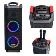 Altavoz trolley aiwa kbtus - 608 80w rms con karaoke