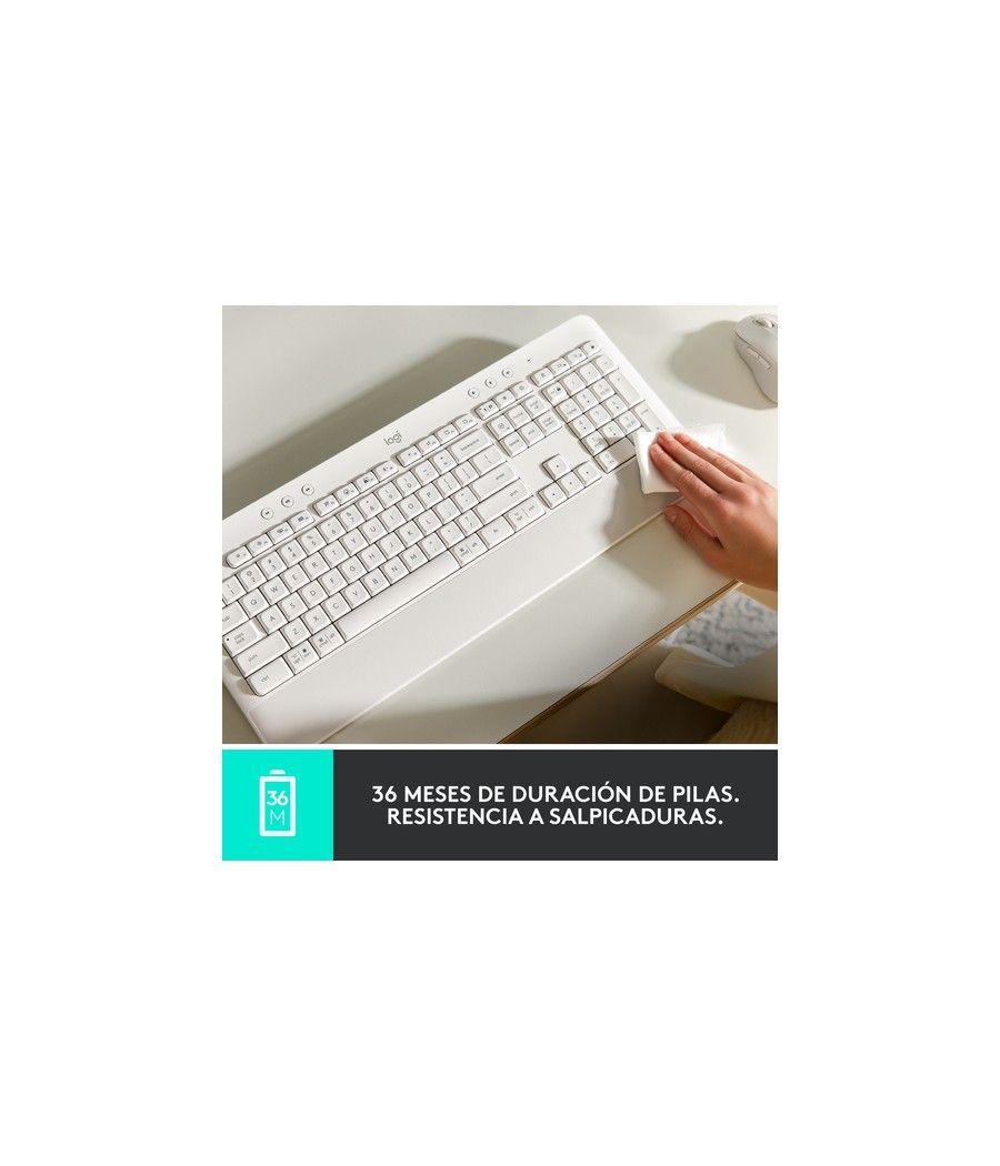 Logitech Signature K650 teclado RF Wireless + Bluetooth QWERTY Español Grafito