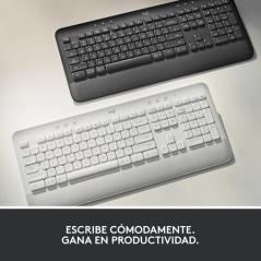 Logitech Signature K650 teclado RF Wireless + Bluetooth QWERTY Español Grafito