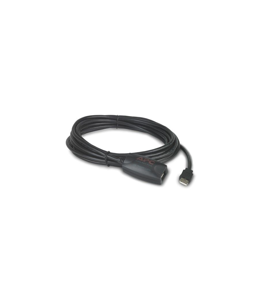 APC NetBotz USB Latching Repeater Cable, LSZH - 5m cable USB 5,00 m USB A Negro - Imagen 1