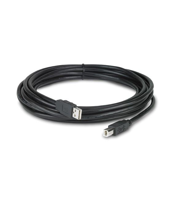 APC NetBotz USB Latching Cable, LSZH, 5m cable USB 5,00 m USB A USB B Negro - Imagen 1