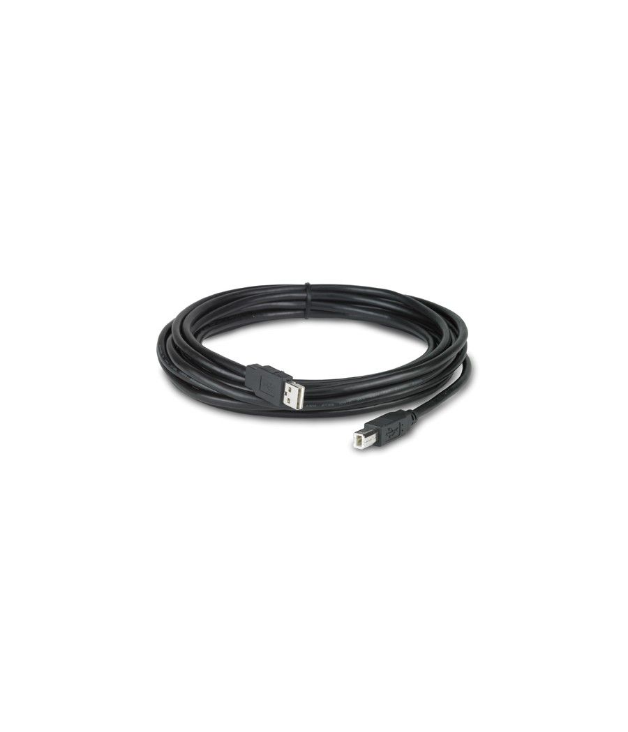 APC NetBotz USB Latching Cable, LSZH, 5m cable USB 5,00 m USB A USB B Negro - Imagen 1