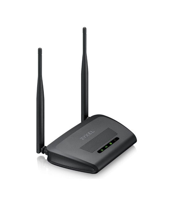 Zyxel NBG-418N v2 router inalámbrico Ethernet rápido Banda única (2,4 GHz) 4G Negro