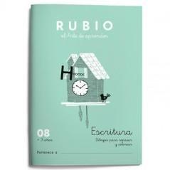 Rubio cuaderno de escritura nº 08