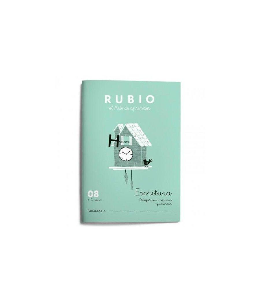 Rubio cuaderno de escritura nº 08 pack 10 unidades
