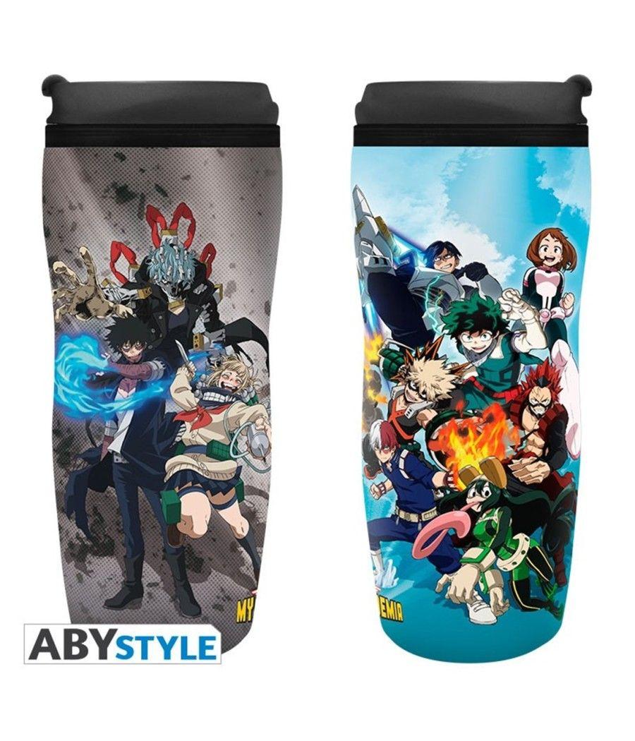 Taza de viaje abystyle my hero academia heroes y villanos