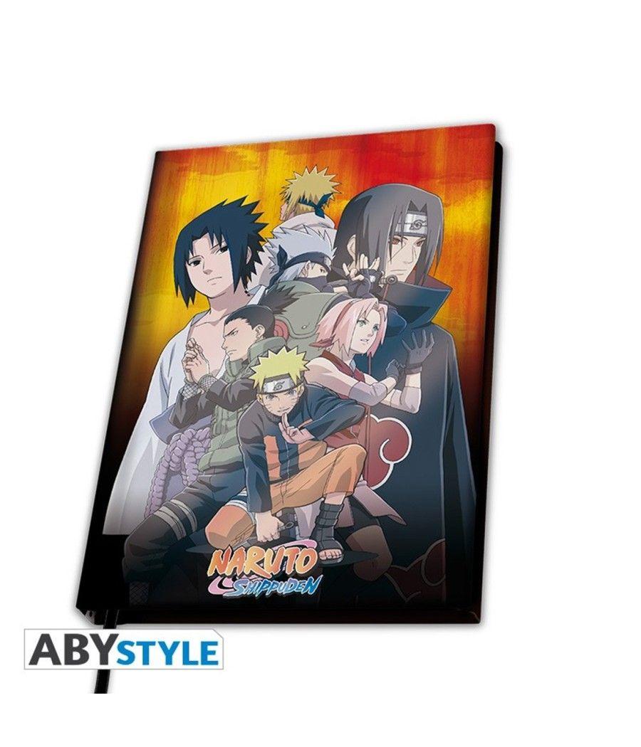 Cuaderno notas abystyle naruto shippuden konoha group