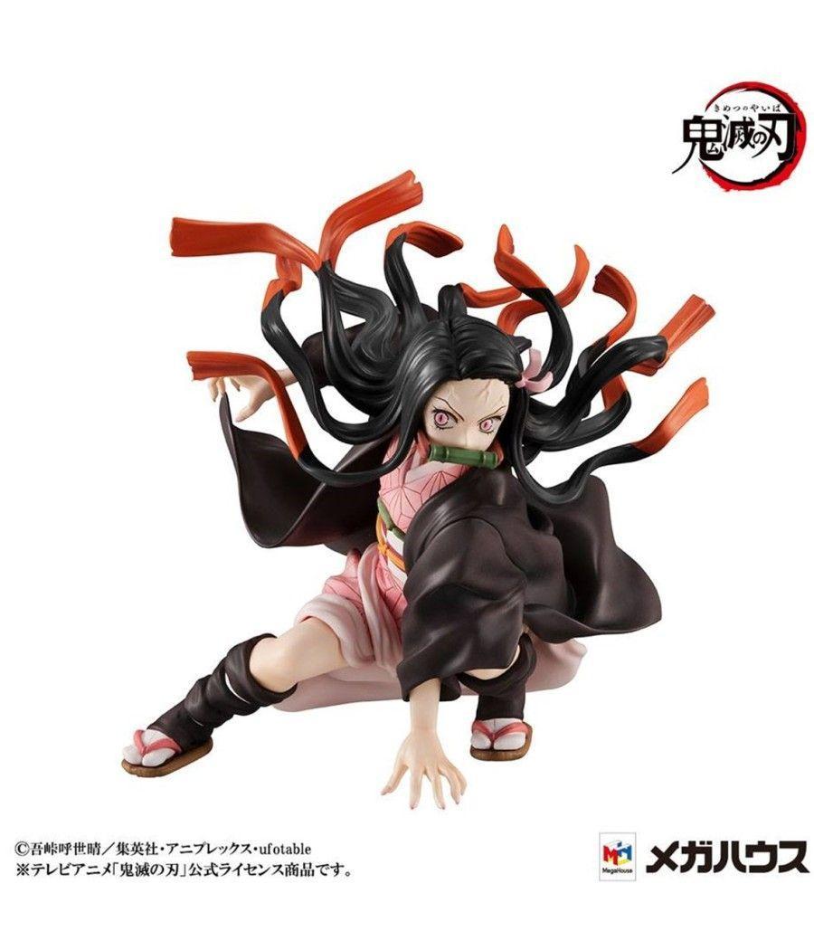 Figura megahouse serie g.e.m. demon slayer kimetsu no yaiba kamado brother & sis