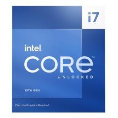 Cpu intel i7 13700kf socket 1700 3.4ghz / 5.4ghz 13a generación 16 cores 30mb cache 125w/253wat 64 bits