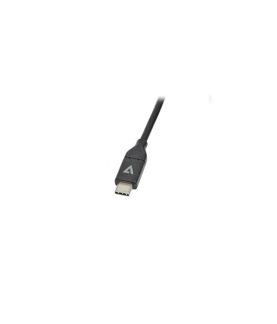 V7 V7UCVGA-2M VGA (D-Sub) USB Tipo C Negro