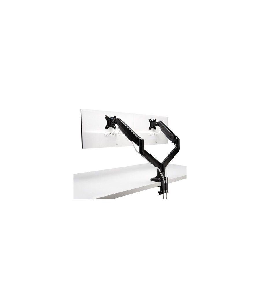 Kensington Brazo doble de monitor SmartFit® ajustable en altura con un toque