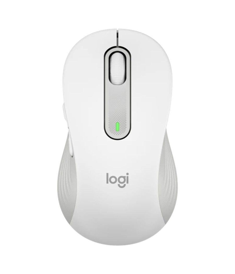 Mouse raton logitech m650 for business grande wireless inalambrico blanco crudo