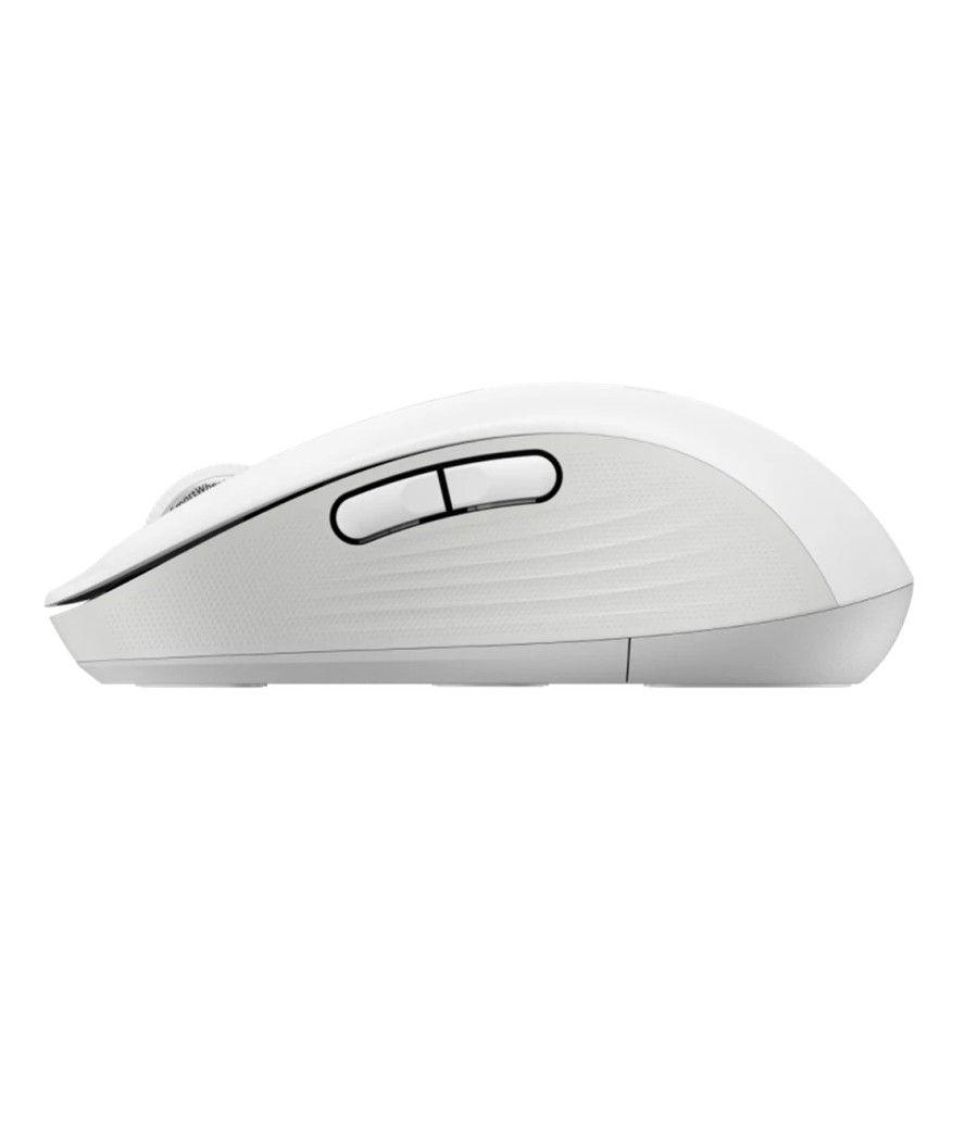 Mouse raton logitech m650 for business grande wireless inalambrico blanco crudo