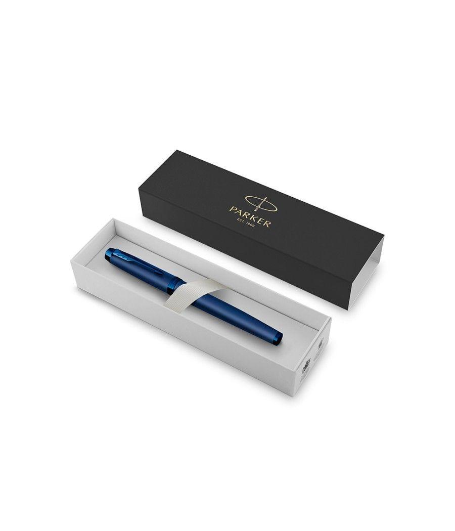 Pluma parker im professionals monochrome blue plumin f en estuche de regalo