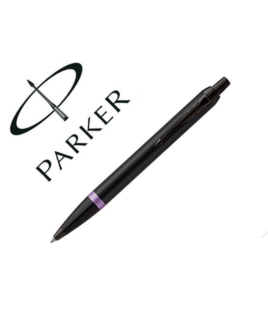 Bolígrafo parker im professionals vibrant purple ring en estuche de regalo