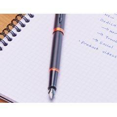 Pluma parker im professionals vibrant orange ring plumin f en estuche de regalo