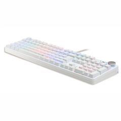 Iggual teclado gaming mecánico pearl rgb blanco