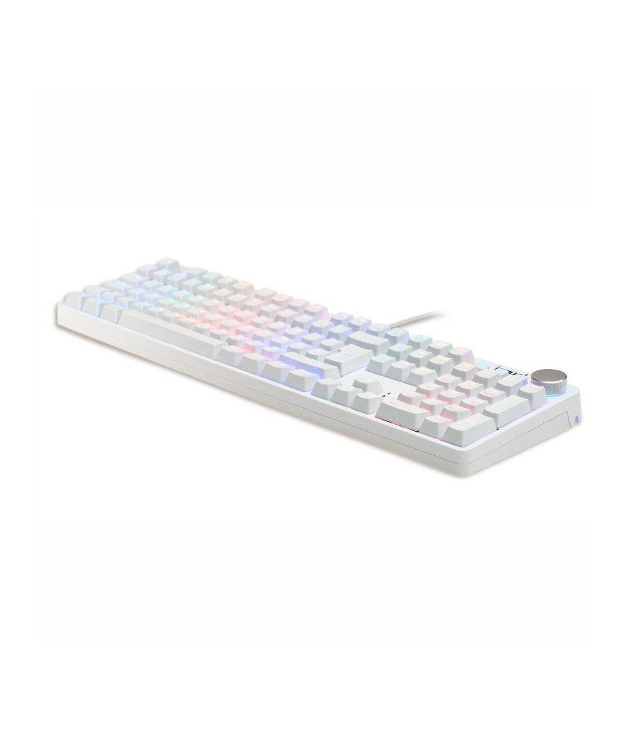 Iggual teclado gaming mecánico pearl rgb blanco