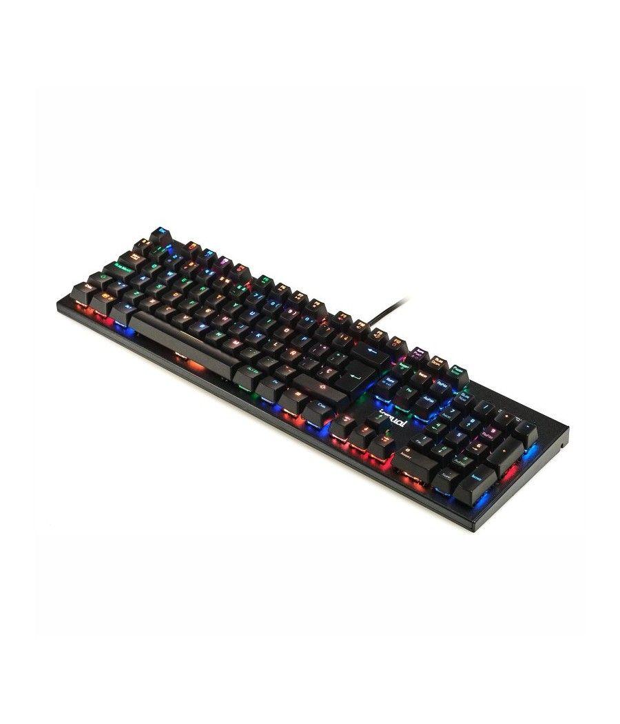 Iggual teclado gaming mecánico obsidian rgb negro