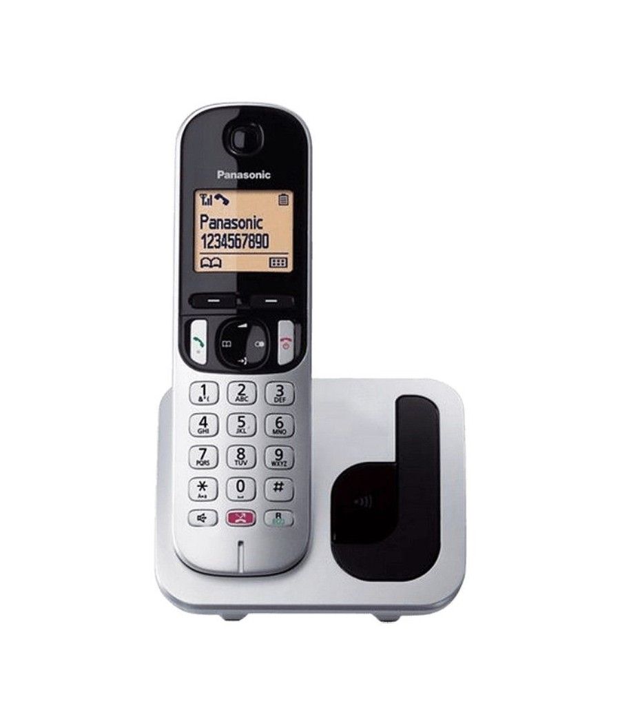 Teléfono inalámbrico panasonic kx-tgc250sps/ plata