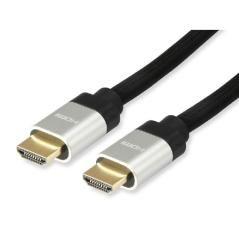 Cable hdmi equip hdmi 2.1 10m high speed 48gbps 8k/60hz 4k/120hz mallado 119385