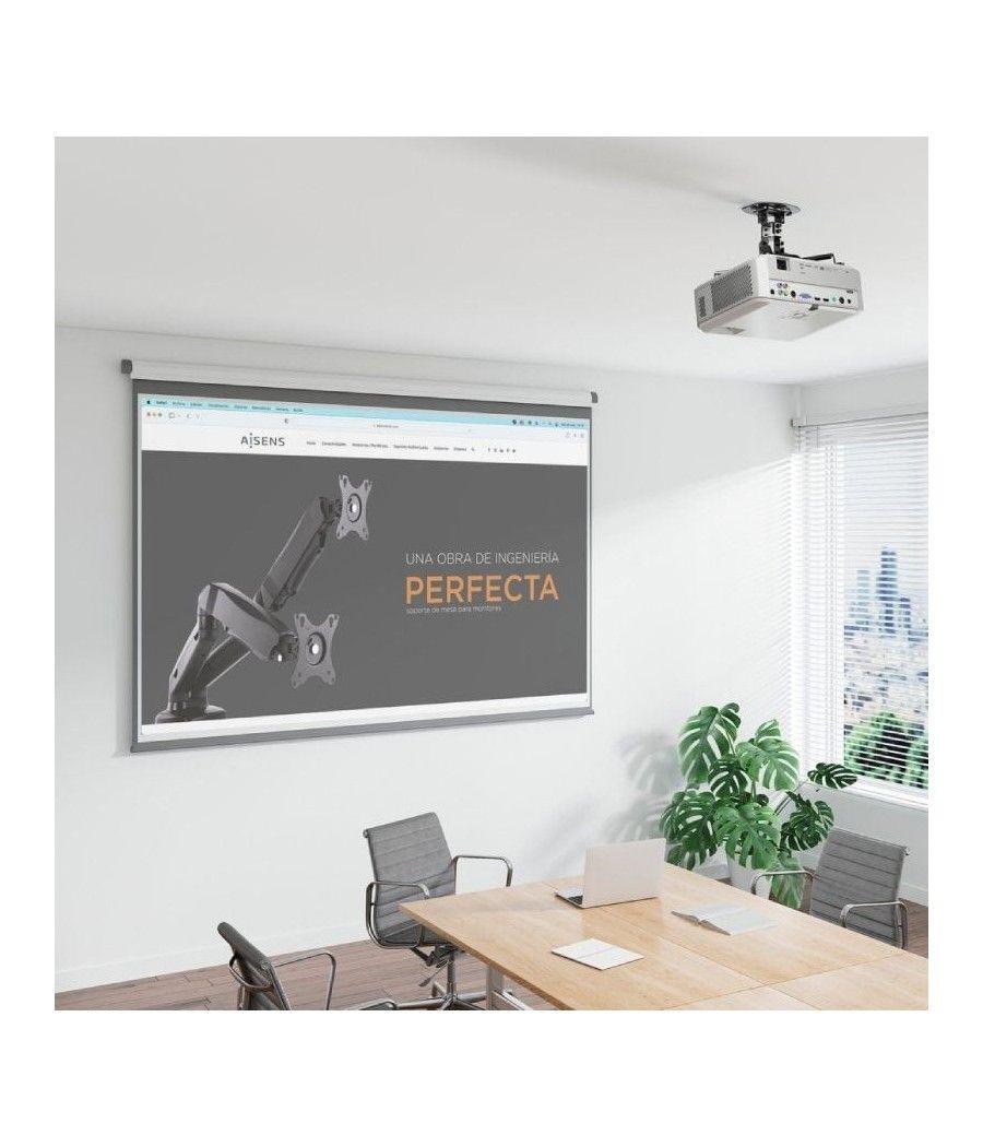 Soporte de techo/ pared para proyector aisens cp03tsr-127/ giratorio-inclinable/ hasta 13.5kg