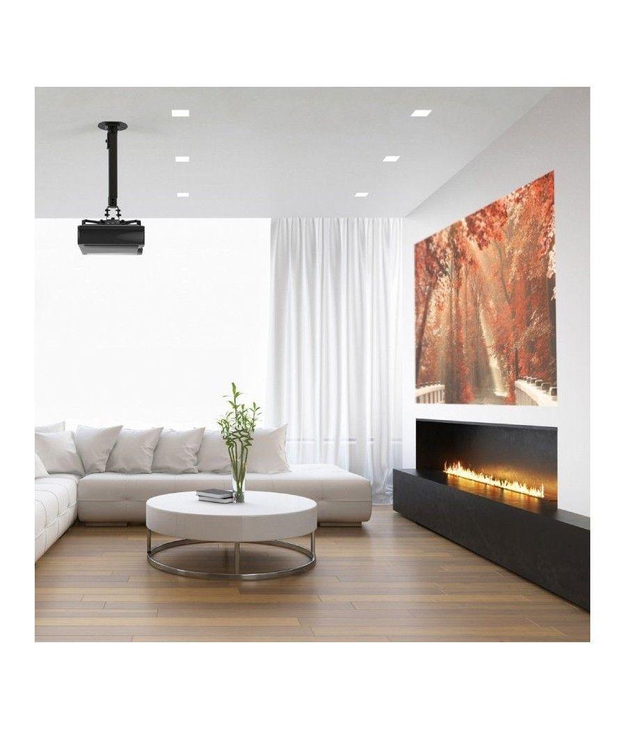 Soporte de techo/ pared para proyector aisens cp04tsre-131/ giratorio-inclinable-extensible/ hasta 13.5kg
