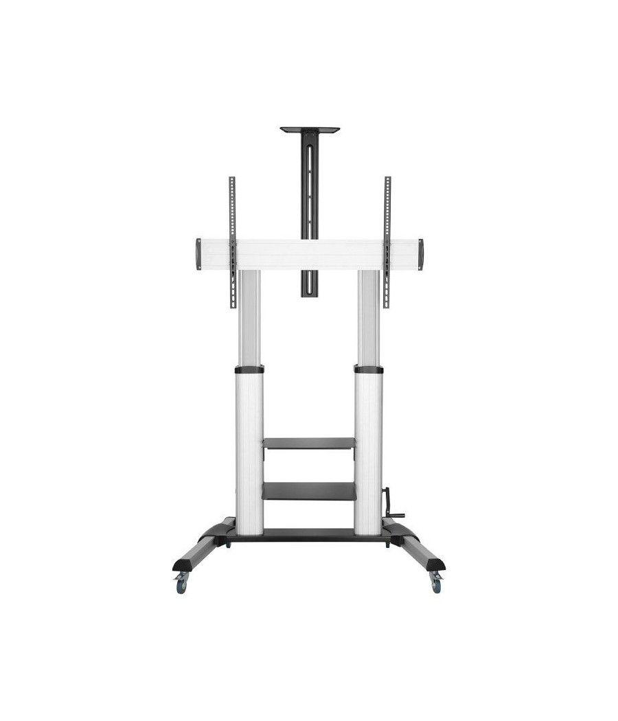 Soporte de pie inclinable con ruedas y manivela aisens ft100te-125 para tv 60-100'/ hasta 100kg