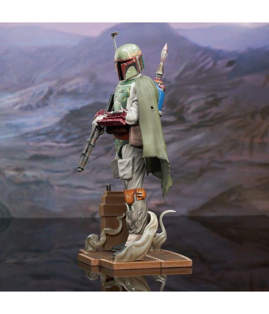 Figura diamond select toys star wars milestones return of the jedi boba fett escala 1 - 6 edicion limitada